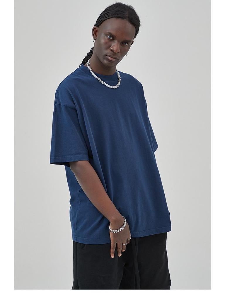 ARTIE Men's 2025 Heavy Washed Distressed Pure Cotton Loose T-shirt