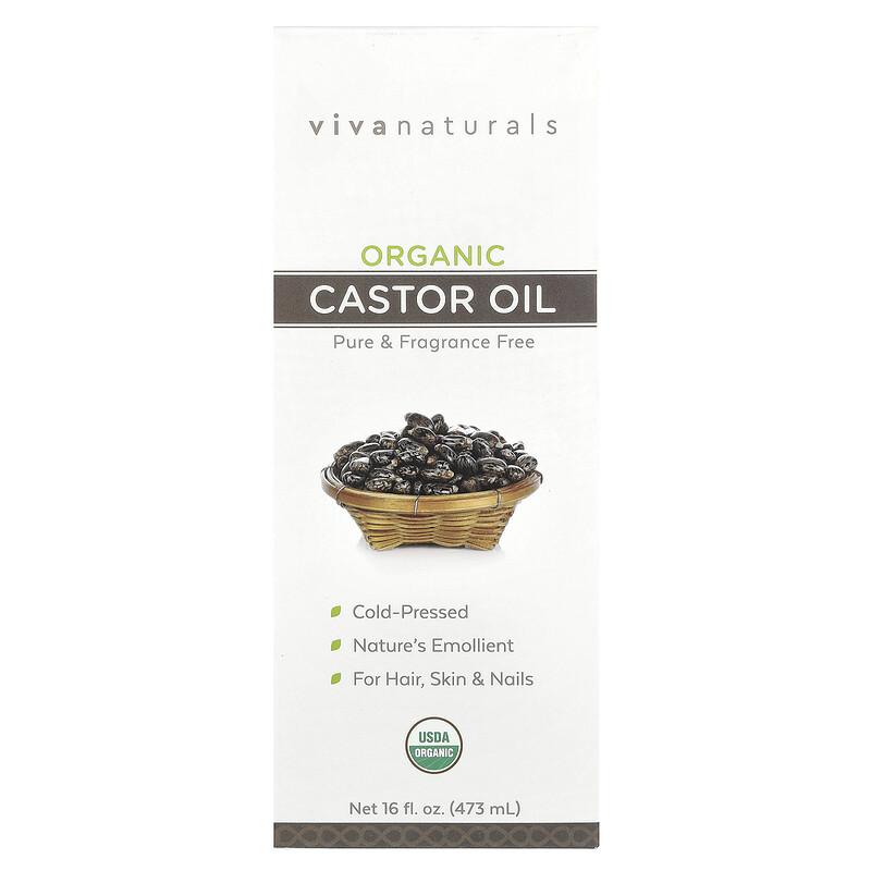 Organic Castor Oil, 16 fl oz (473 ml)