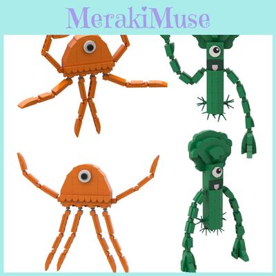 Лабиринт Ведьмы Конструктор Совместимый с Лего, Украшение Стола Зеленая Капуста, Сделай Сам Игрушка для Детей