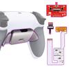 Controller Not eXtremeRate RISE V3 Metal Back Paddle Remap Kit for PS5 Controllers and Includes Upgrade Board with White Redesigned Back Case and