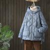 Women Down Jacket Over Size Short Coat Loose Warm Autumn Winter Casual Outwear Top