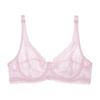 Mesh Transparent Push Up Bra Untra-thin Lace Underwear Seamless Lace Bra  Daily Wear