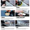 Car Headlight Restoration Kit DIY Headlight Restoration Kit Auto Headlamp Lens Restore Scratch Tool Oxidation Restore Polishing