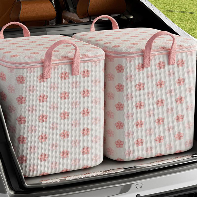 Foldable Storage Bag Clothes Storage Bag Wardrobe Dustproof Closet Organizer Organizer With Handle Quilt Blanket Pillow Storage