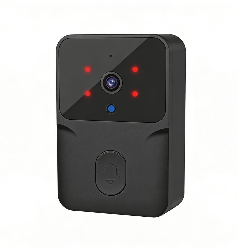 Wireless video doorbell (WiFi smart doorbell) supports two-way communication and provides video monitoring at the front door for home security.