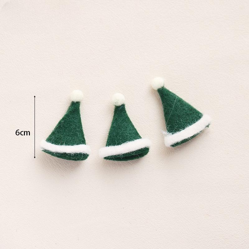 Christmas wool felt decorative pendant handmade DIY accessories Christmas tree elk gift bag gingerbread man pendant accessories