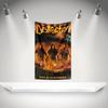 D-Destruction Flag Rock Music Band Banner HD Printing Tapestry Exhibition Music Band Fans Garage Decor