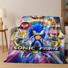 Классическое мультяшное фланелевое одеяло S-Sonic с изображением ежика, мягкое теплое плед-покрывало для кровати, спальни, комнаты, гостиной, путешествий, пикника, ребенка