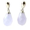 Les Trésors De Lily [N6887] - Silver Earrings 'Linda' Lavender Silver (rhodium Plated) - 20x7 Mm