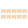 10Pcs Violin Bridge 44 Full Size Fiddle Maple Tool Baroque Style Wood Pattern Accessories