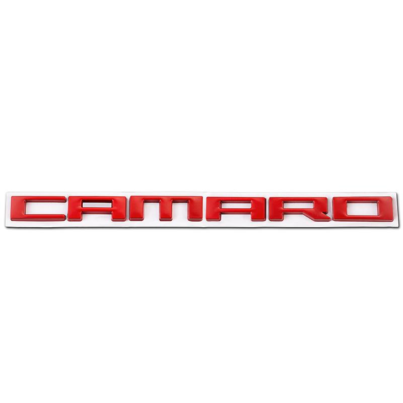 3D наклейки на автомобиль с буквами CAMARO, значок-эмблема на задний багажник для Chevrolet Camaro Equinox Traverse Montana Silverado TrailBlazer Suburban