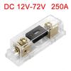 X Autohaux 4Pcs 0/2/4 Gauge Inline ANL Fuse Holder ANL Fuse Block With 200A 250A 300Amp  Electrical Protection Fusible For Cars