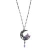 Ожерелье с мотивом бабочки и полумесяца SAXN049760XV [Anna Sui]