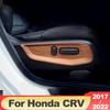 For Honda Crv CR-V 2017-   2022 ABS Car Seat Adjustment Switch Knob Panel Trim Covers Interior Moulding Accessories
