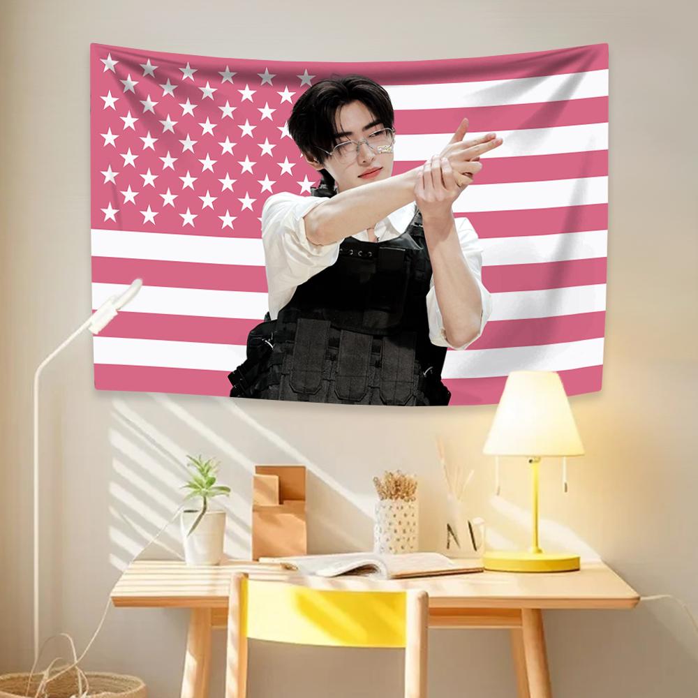 Sunghoons Hot Girls Tapestry Kpop Idol Flag Home Decor Dormitory Background Cloth Gift Ideas Birthday Gift & Concert Banner