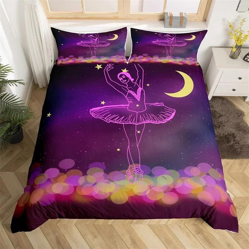 Комплект пододеяльника для гимнастики Радужный акварельный тай-дай Комплект постельного белья размера «queen» Микрофибра Пододеяльник для чирлидинга Для любителя йоги