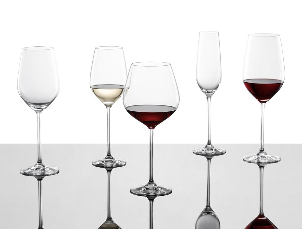 Zwiesel Fortissimo Wine Glasses, Shatter-Resistant, Suitable for Red and White Wines, Pair of 2, Machine-Made, m123684
