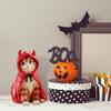 Halloween Cute Cat Resin Sculpture Decoration Holiday Home Decoration