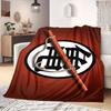 DRAGON BALL Logo Print Blanket Warm Comfortable Flannel Blanket Suitable for Bedrooms,Sofas, Beds,Chairs,Travel -QIAO10