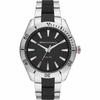 Armani Exchange Quartz Watch with Stainless Steel Strap AX1824, Black & Silver, Men's Standard, Quartz Watch.