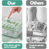 28/56 Grid Ice Cube Mold Reusable Refrigerator Ice Maker One-touch Easy Release Homemade Ice Cube Tray Mold Home Ice Making Tool