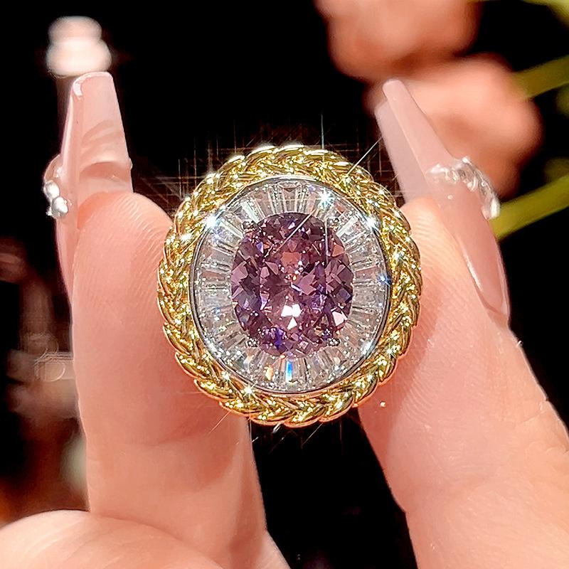 Jewelry Simulation Bird'S Nest Cut Color Treasure Jewelry Light Luxury Set 12 * 16-10 * 12