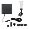 10W Solar Fountain Pump with 6 Nozzles Solar Powered Water Pump Kit For Outdoor Floating Pool Pond Garden Fountain Decoration