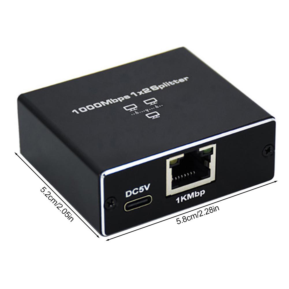 Гигабитный Ethernet-разветвитель от 1 до 2/1 до 3/ 1 до 4 с USB-кабелем питания, LAN-разветвитель 1000 Мбит/с, разветвитель RJ45 для кабеля Cat5/5e/6/7/8