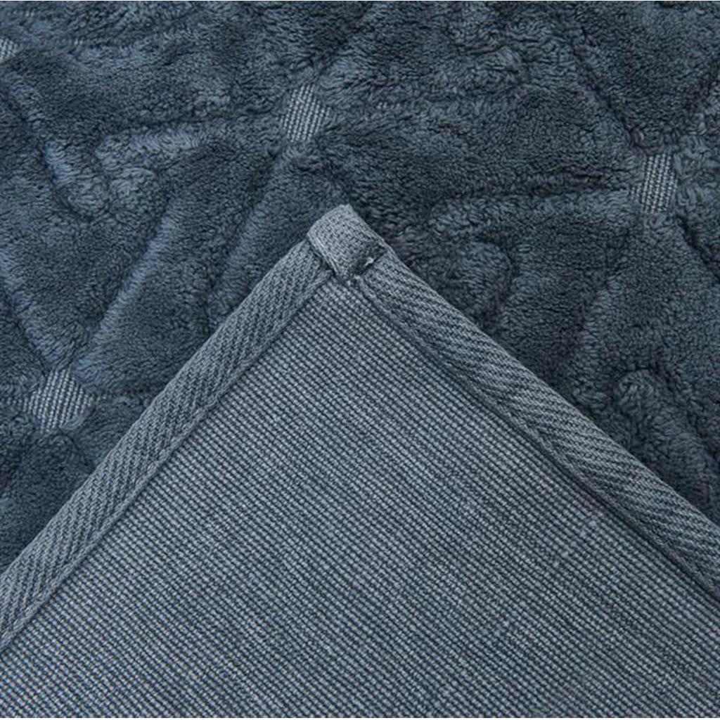 Коврик для ванной Bluenity с крючком Антрацит 50x60 см + 60x100 см