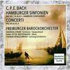 CD CARL PHILIPP EMANUEL BACH - FREIBUR - Hamburger Sinfonien WQ 182, 3 & 4 & RD77187 Deutsche Harmon 1990 Europe Classical Used
