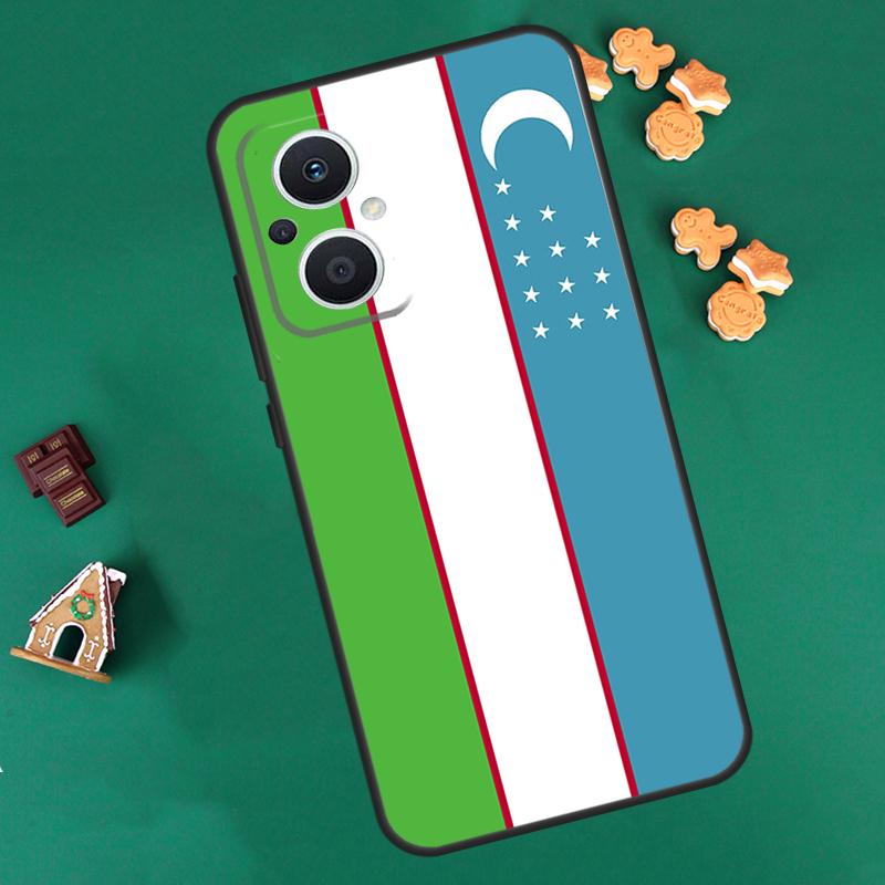 Чехол с гербом Узбекистана для OPPO Reno 10 Pro 4Z 5Z 8T 4 5 6 7 8 Lite OPPO Find X6 Pro X3 X2 Neo X5 Lite