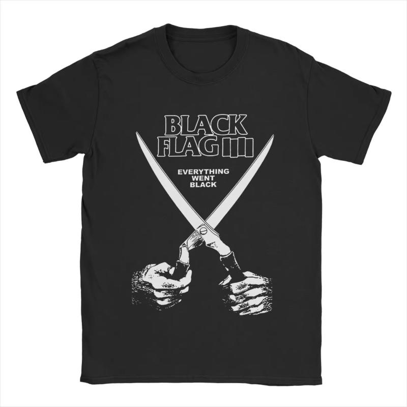 Футболки Black Flag Live Мужские Женские Америка Смешные Футболки из Чистого Хлопка С Круглым Вырезом и Коротким Рукавом Летние Топы