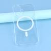 For iPhone 16 Plus Crystal Clear Case Compatible with MagSafe Hard PC Phone Cover
