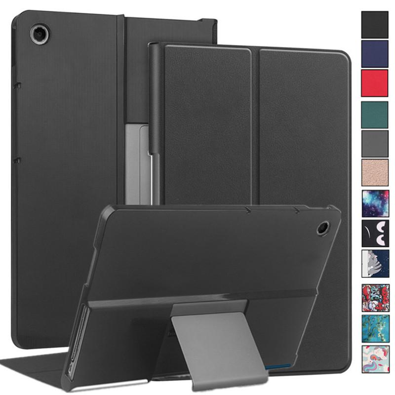 Тонкий складной чехол-подставка из ПУ-кожи для Lenovo Tab Plus 11,5 дюйма TB351FU, чехол с жесткой пластиковой задней панелью Funda Coque Capa
