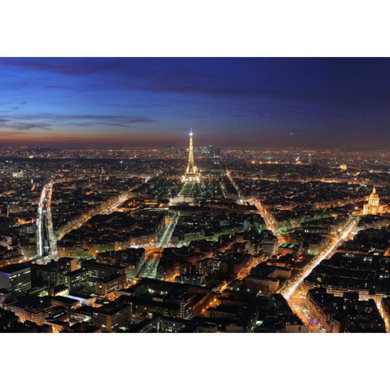 Framed Eiffel Tower & Leaning Tower of Pisa Poster with Free Shipping