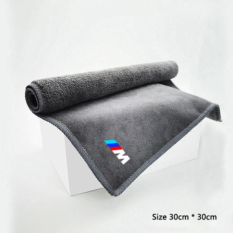 For BMW M M3 M5 M6 E36 E46 E91 F48 F25 F10 F20 X1 X3 X5 X6X7 Microfiber Car Wash Towel Drying Cloth Interior Cleaning Soft Brush RDMEV1