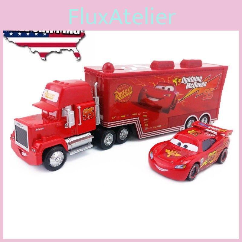 Disney Pixar Car No.95 Mack Racer's Truck Mcqueen 155 Model Kid Toys High-quality Craftsmanship