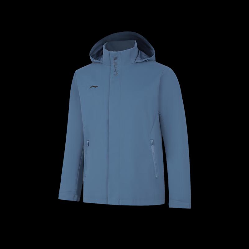 Li-Ning Мужская классическая спортивная ветровка с капюшоном