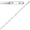 [M7976] - Rhodium-plated 'Identity' Silver Bracelet - 18 Cm 4 Mm