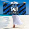 Atalanta Bergamo Logo Print Beach Towel, Large Soft Quick Dry Towel for Beach Camping Swimming