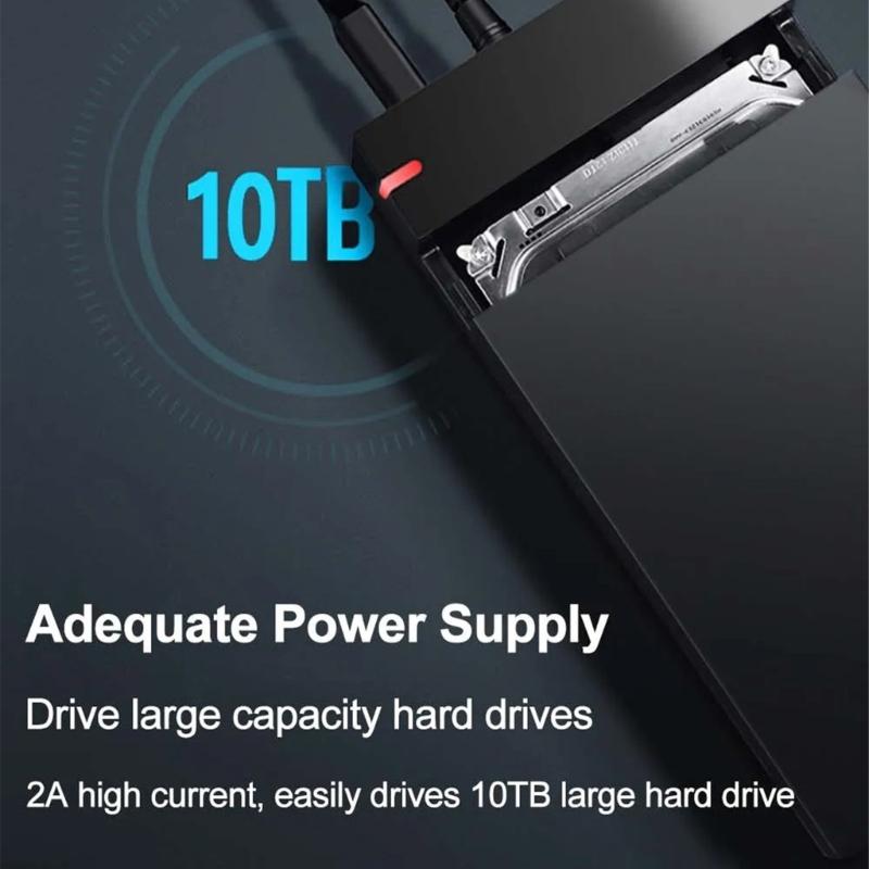 Жесткий диск Box USB3.0 Корпус для жесткого диска 3,5 дюйма Внешний корпус Коробка Внешний корпус для ПК Ноутбука Аксессуары