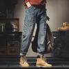 2024 Men's Loose-Fit Long Jeans for Spring and Autumn