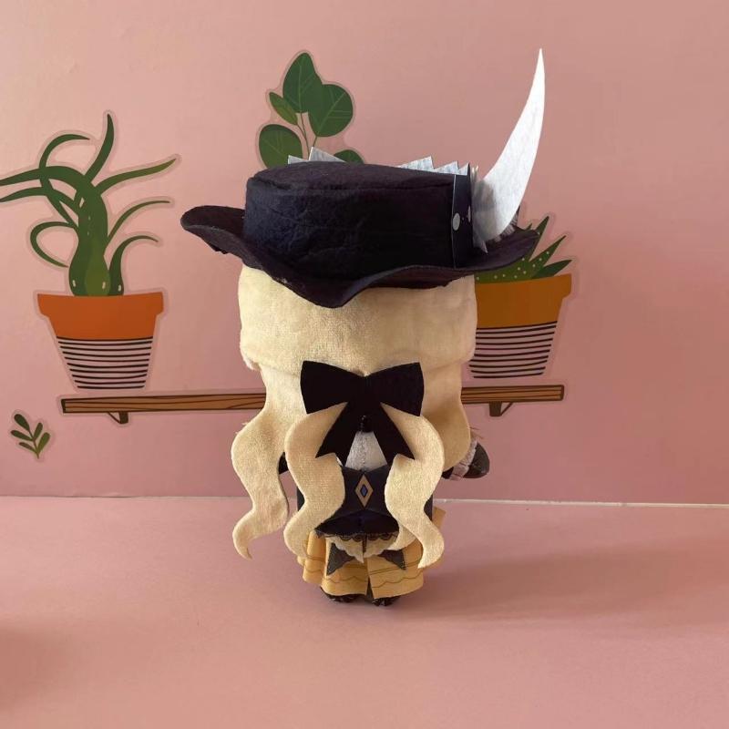 Плюшевая кукла-игрушка для косплея Genshin Impact Навия, 20 см, Аниме-персонаж, Милая мягкая набивная подушка, Рождественский подарок на День благодарения