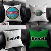 Крутая наволочка B-Benelli Плюшевая Льняная Мягкая Двусторонняя Печатный Дизайн Подушка-плед Декоративная для Дома