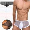 Transparent Bikini Men's Sexy Boxers Low Waist Breathable Underwear Men Boxershorts Trunks Fashion Personality Underpants #AA326