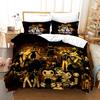 3D Print Anime BENDY Bedding Set Single Twin Full Queen King Size Kawaii BatlM Bed Set Adult Kid Bedroom Duvet Cover Sets
