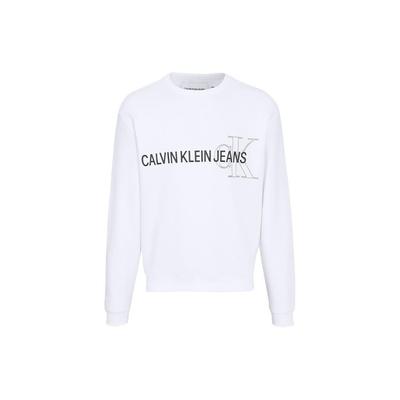 Calvin Klein Свитшот с логотипом Crewneck Мужские толстовки Белые J30J318181-YAF