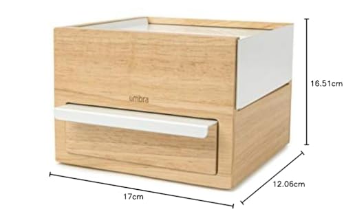 Umbra Mini STOWIT Шкатулка для украшений, Поддон, Футляр, Хранение аксессуаров, Хранение мелочей, Декор интерьера, Натуральный