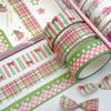 Wing Bow Grid Themed Decorative Tape Set 2/3Pcs INS Style Cute Adhesive Tapes for Journaling Gift Packing DIY Handcrafts