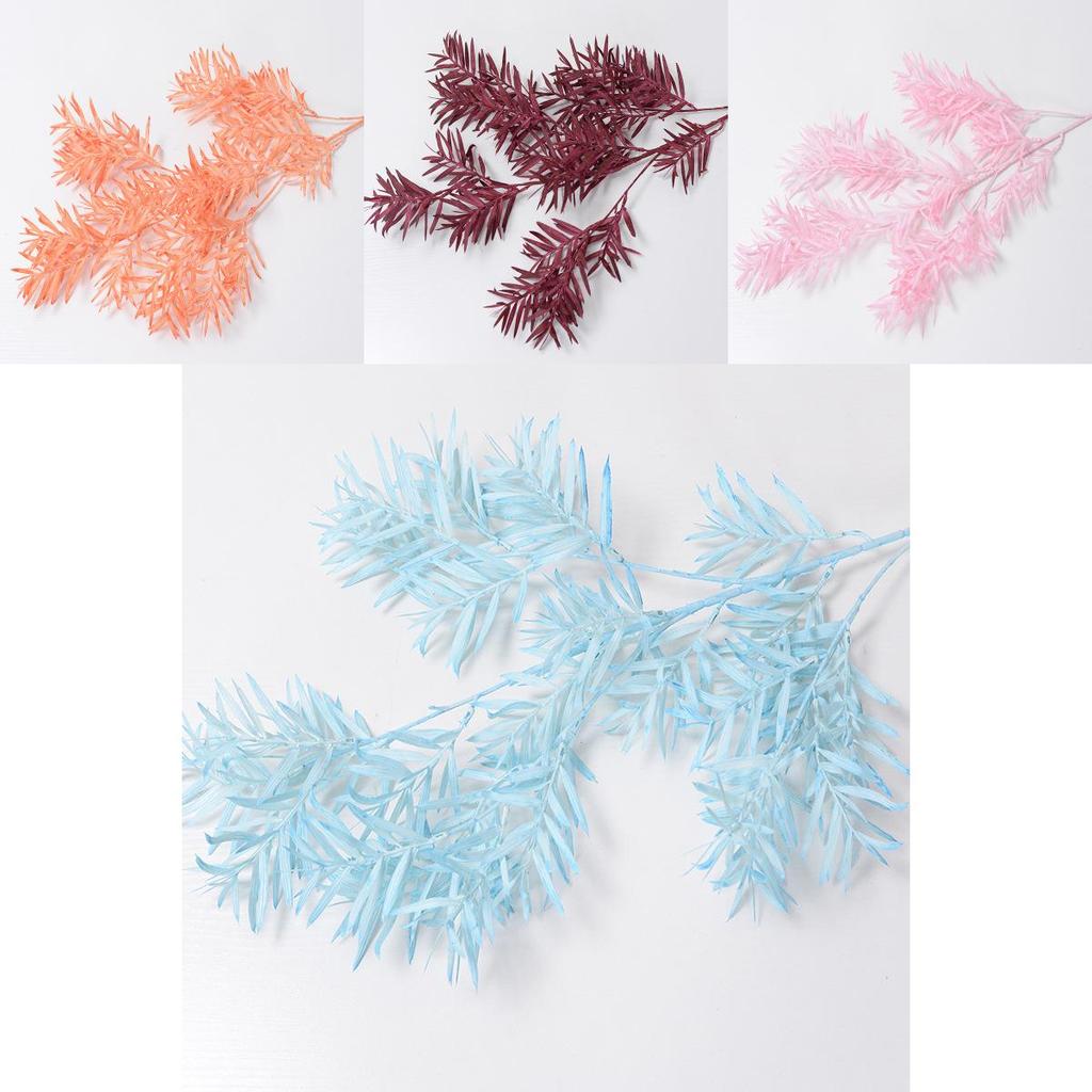 Реалистичный пластиковый матовый бамбуковый лист для свадебной церемонии и реквизит для фотосъемки на открытом воздухе